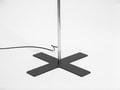 cross feet, black powder-coated