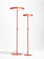 CIRCULAR F 600 and 400 floor standing lamp, red